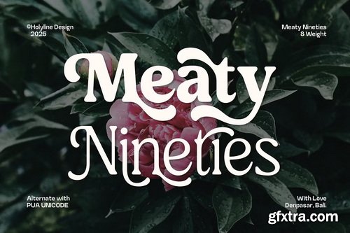 CreativeMarket - Meaty Nineties - Modern Retro