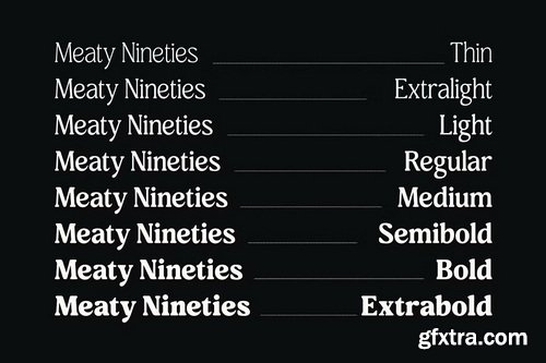 CreativeMarket - Meaty Nineties - Modern Retro