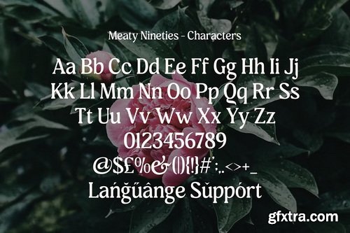 CreativeMarket - Meaty Nineties - Modern Retro