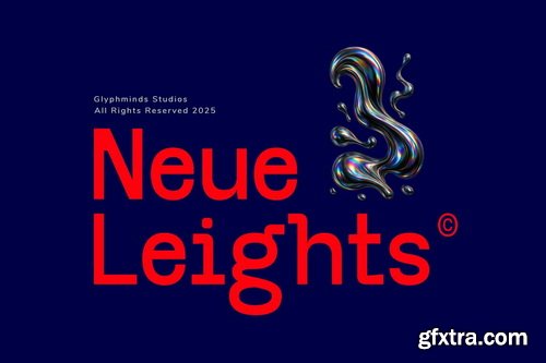 CreativeMarket - Neue Leights – Bold Monospaced Sans