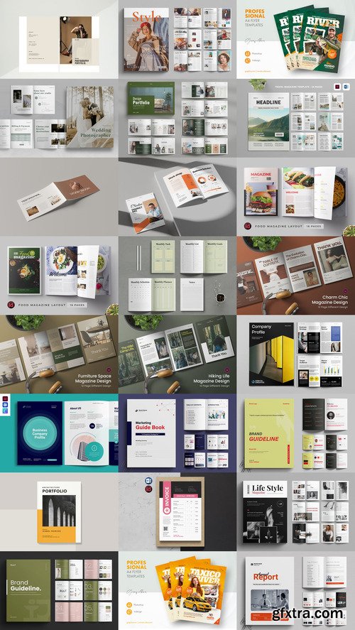 24 Indesign Templates Bundle 6 2025