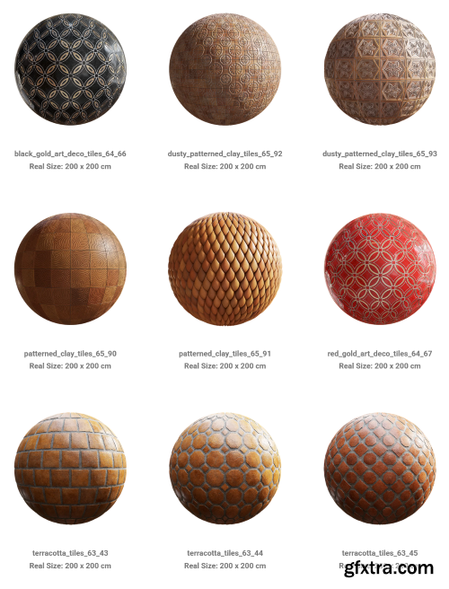 CGAxis - Physical 9 - Tiles