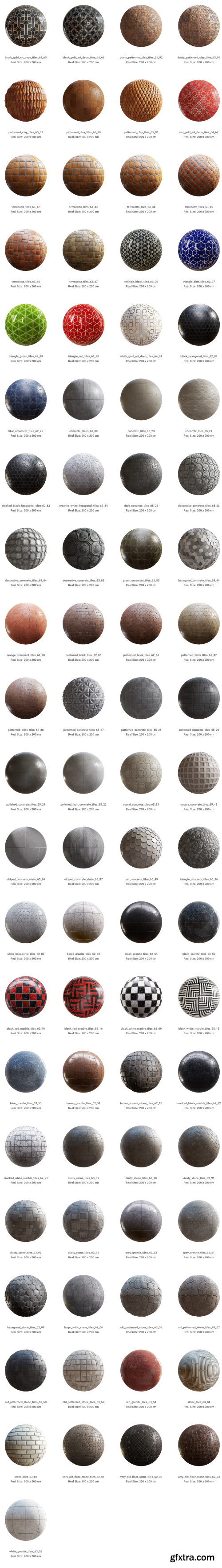 CGAxis - Physical 9 - Tiles