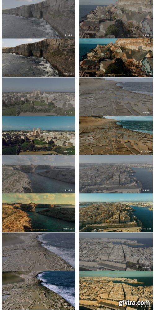 RD-Films - DJI MAVIC 3 SERIES CINEMATIC LUT PACK - For D-LOG 10bit Drone Footage