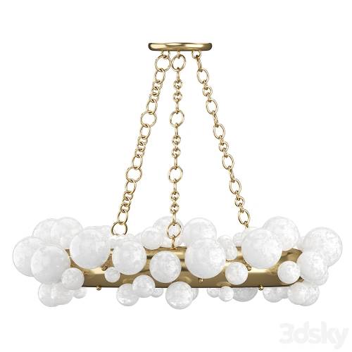 '3dsky Pro - 1st DIBS Bubble Ring Rock Crystal Chandelier by Phoenix'