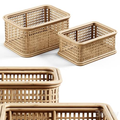 '3dsky Pro - Zara Home - The wicker rattan basket'