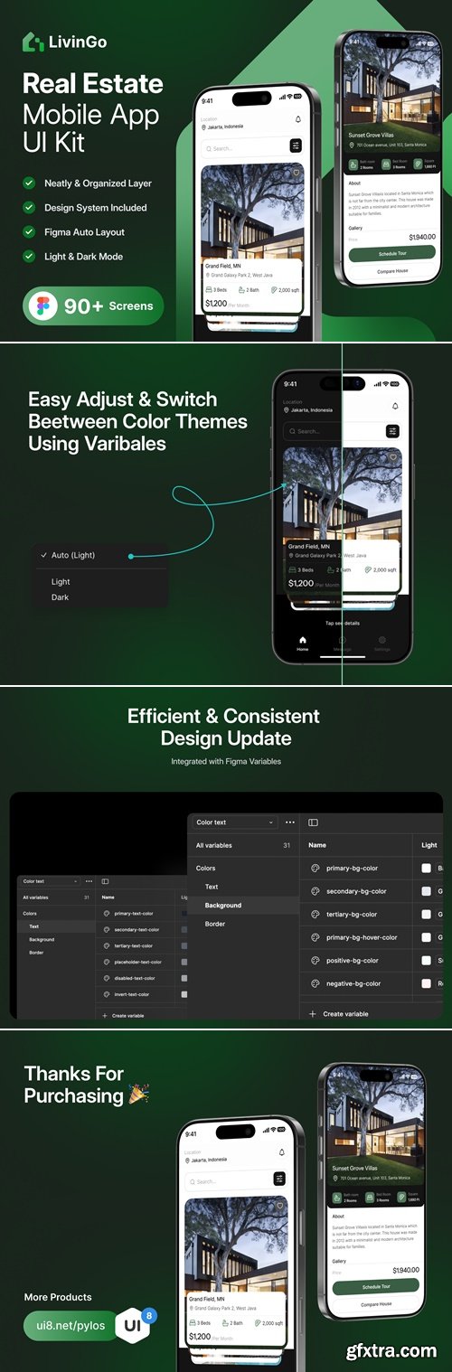 LivinGo - Real Estate Mobile UI Kit