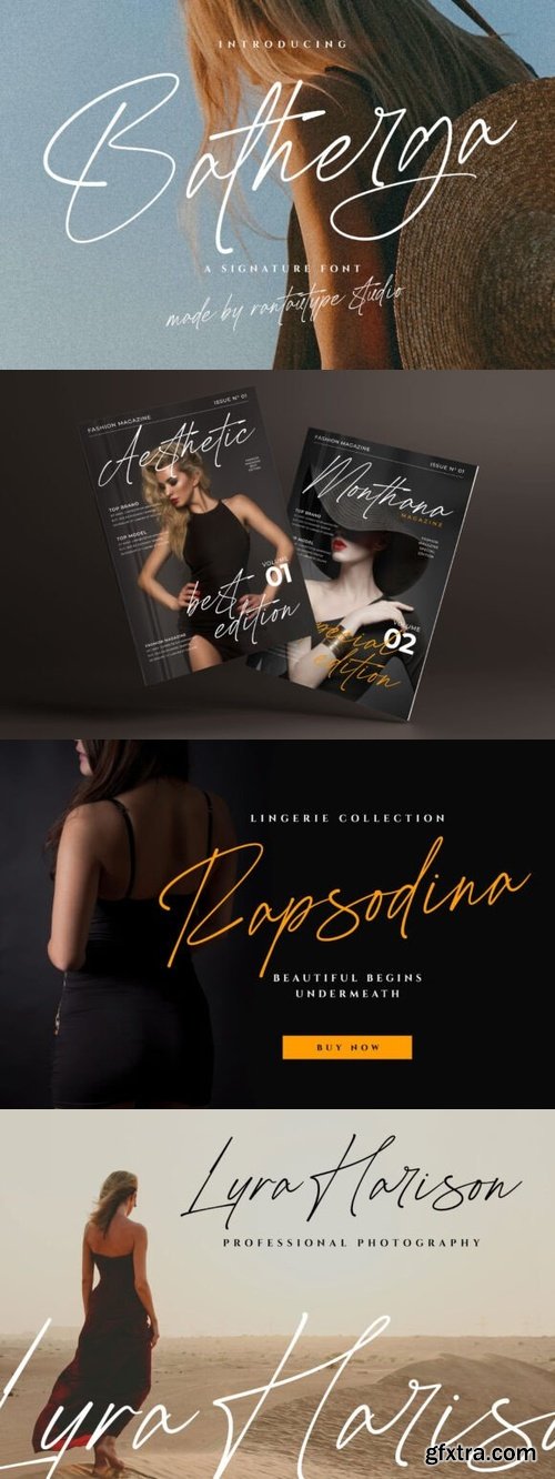 Creativemarket - Batherga Signature Font