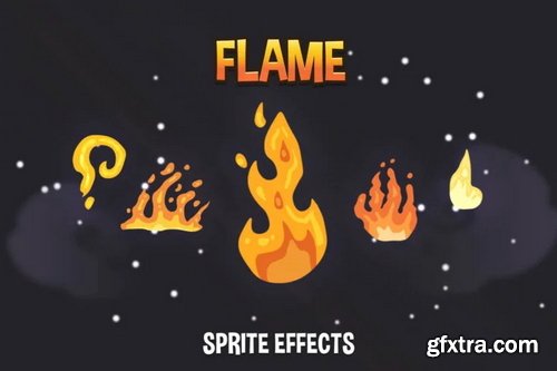 Craftpix - Cartoon Fire Flame Animation Sprite Set