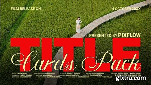 Pixflow - Title Cards Animated Package