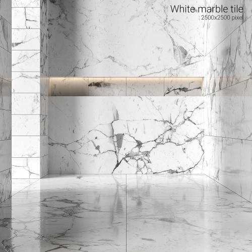 '3dsky Pro - White marble tiles 4'