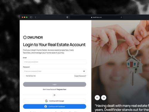 'Dwellfinder -Real Estate Website'