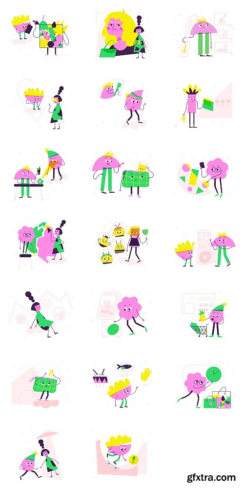 Craftwork Design - Knick-Knacks Illustrations