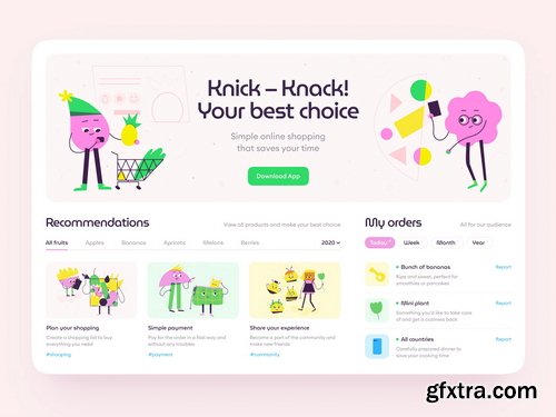 Craftwork Design - Knick-Knacks Illustrations