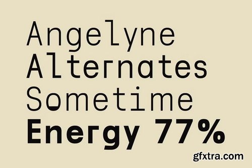 CreativeMarket - Lenia Mono Font CreativeMarket - Lenia Mono Font