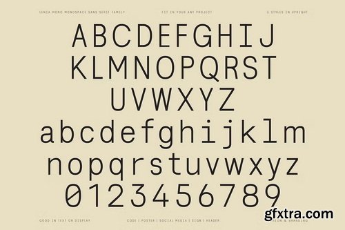 CreativeMarket - Lenia Mono Font CreativeMarket - Lenia Mono Font