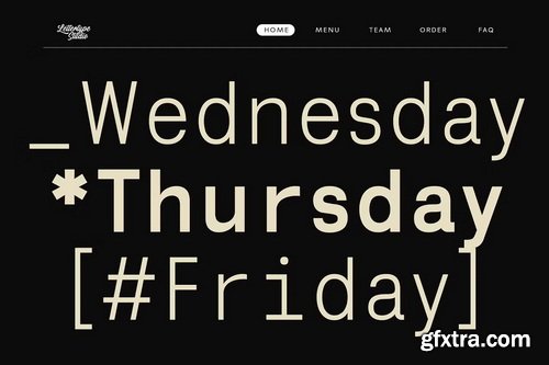 CreativeMarket - Lenia Mono Font CreativeMarket - Lenia Mono Font