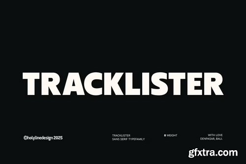 CreativeMarket - Tracklister - Display Sans Family