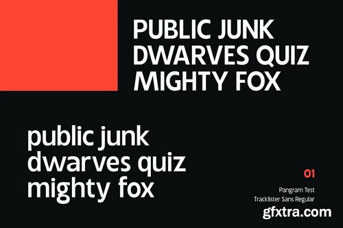 CreativeMarket - Tracklister - Display Sans Family
