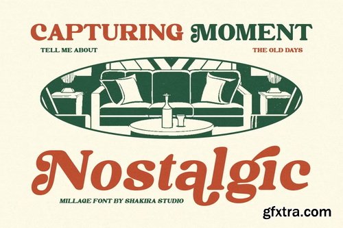 CreativeMarket - Millage - Bold Retro Serif Font