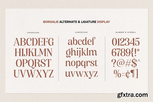 Borgalie Elegant Serif Family