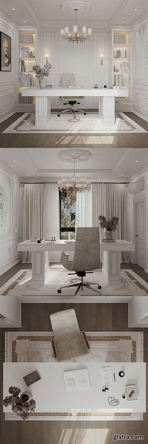 Classic office 2 - 3D Scene Classic office 2 - 3D Scene