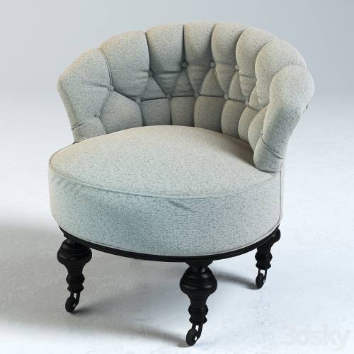 '3dsky Pro - Chair gray with a low back, on wheels' '3dsky Pro - Chair gray with a low back, on wheels'