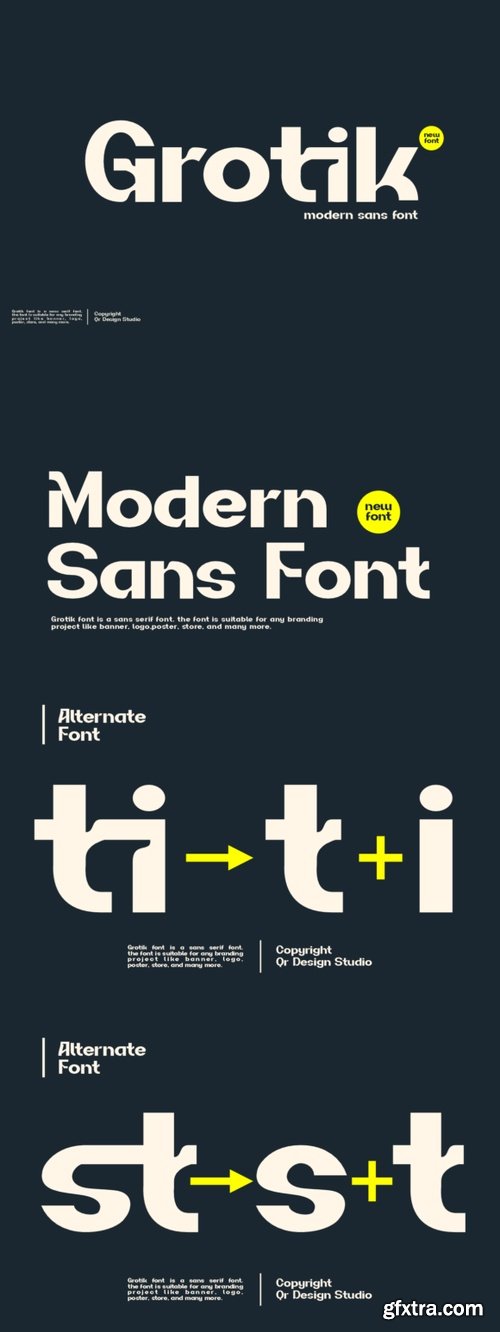 Grotik Font