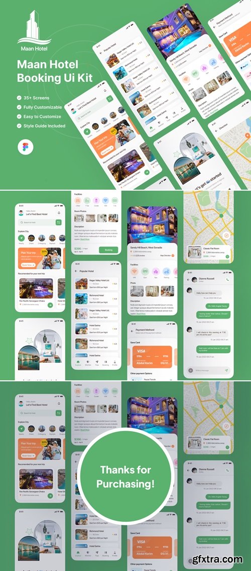 Maan Hotel Booking App Flutter UI Kit