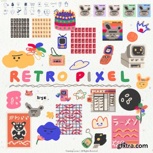Gumroad - amiradeuraseh studio - Retro Pixel Collection