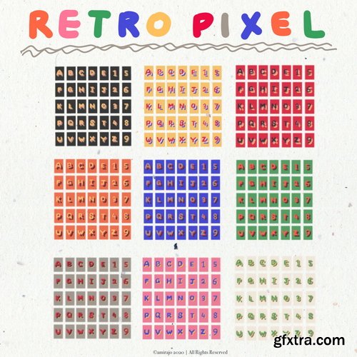 Gumroad - amiradeuraseh studio - Retro Pixel Collection