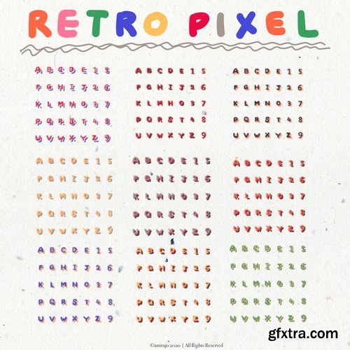 Gumroad - amiradeuraseh studio - Retro Pixel Collection