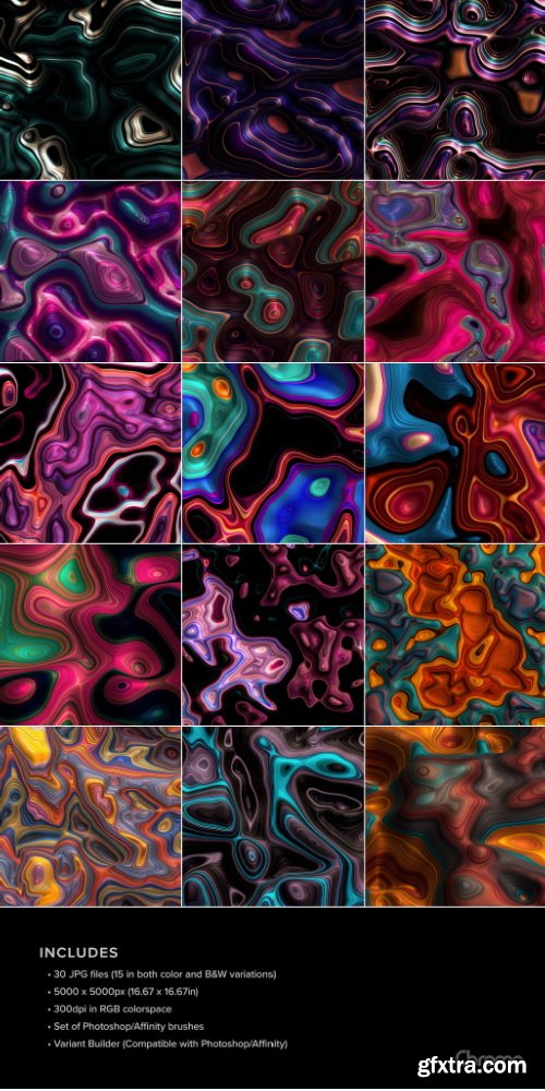 Chromasupply - Meld: Glossy Abstract 3D Textures