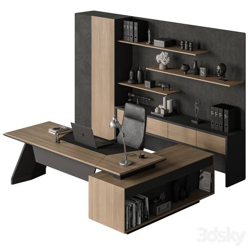 '3dsky Pro - Boss Desk - Office Furniture 513'