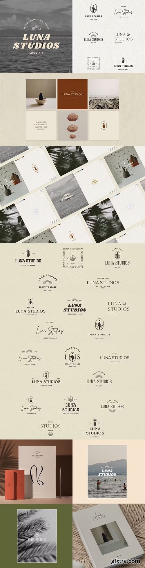 Luna Logo Kit - Vector Design Templates Luna Logo Kit - Vector Design Templates