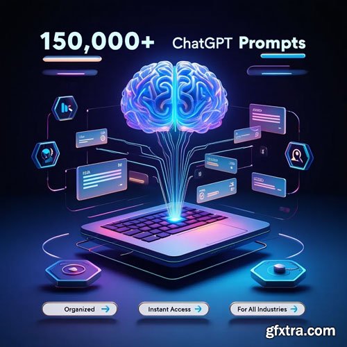 150.000+ ChatGPT Prompts Mega Bundle 150.000+ ChatGPT Prompts Mega Bundle