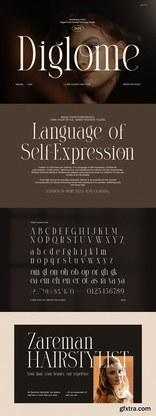 Diglome Elegant Serif Font