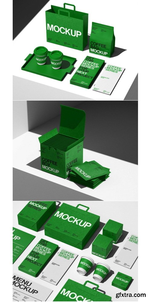 Showcase Mockup Studio - C3_Coffee Mockup Bundle