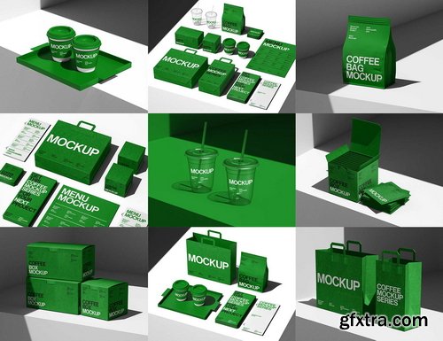 Showcase Mockup Studio - C3_Coffee Mockup Bundle