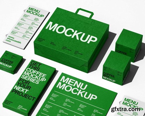 Showcase Mockup Studio - C3_Coffee Mockup Bundle