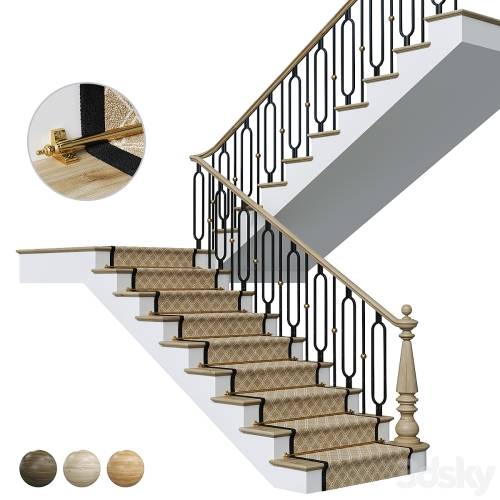 '3dsky Pro - Neoclassical staircase 6' '3dsky Pro - Neoclassical staircase 6'