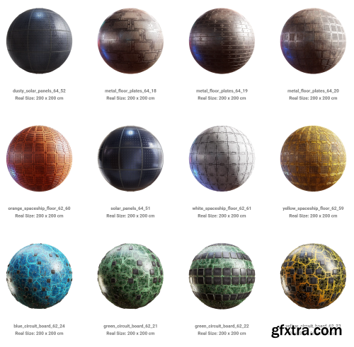 CGAxis - Physical 9 Sci-Fi Electronics 8K