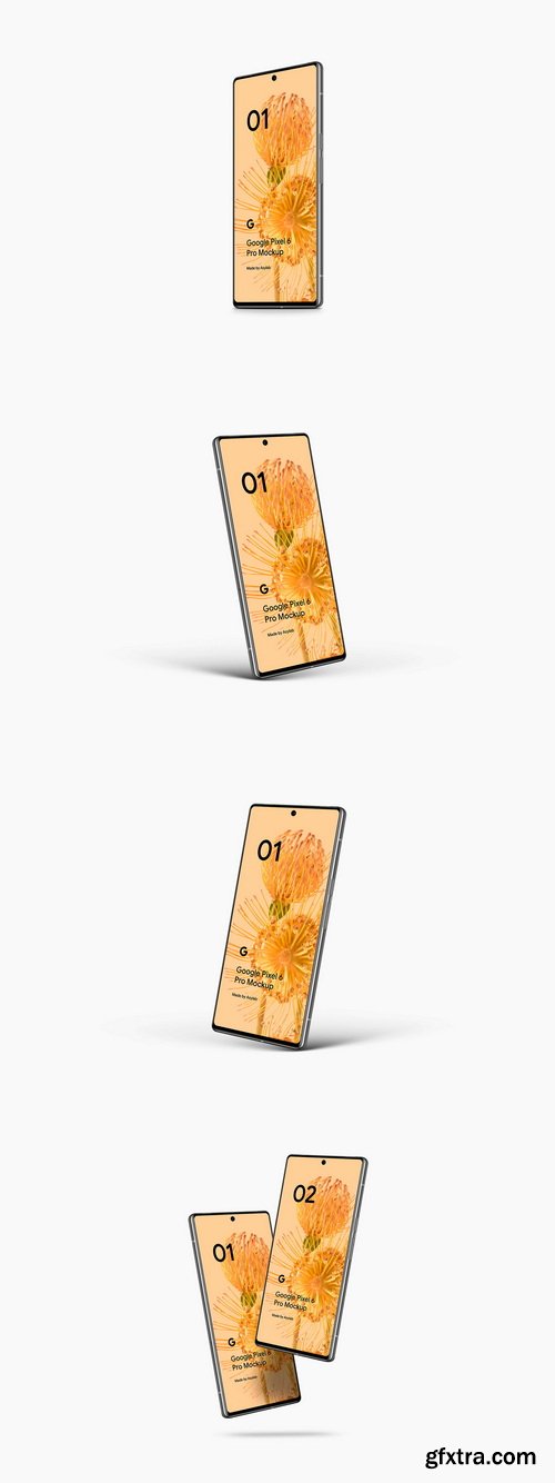 Asylab - Google Pixel 6 Pro - 20 Mockups Scenes