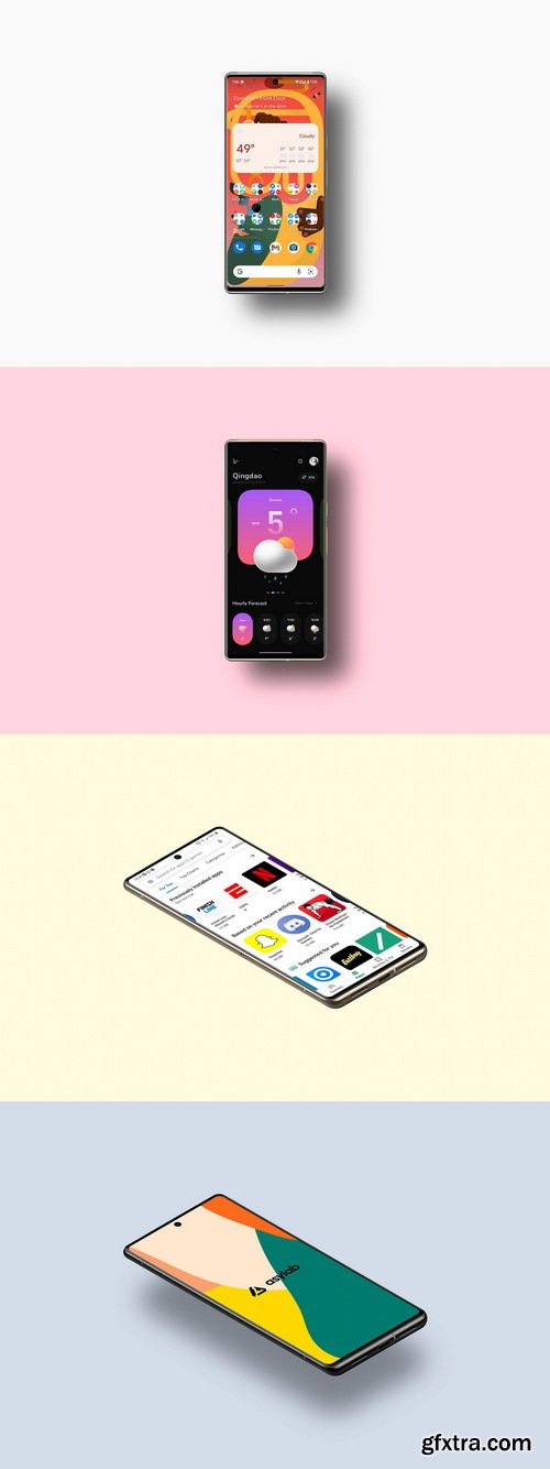 Asylab - Google Pixel 6 Pro - 20 Mockups Scenes