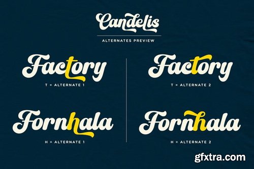CreativeMarket - Candelis - Modern Script Font