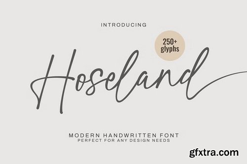 CreativeMarket - Hoseland - Modern Handwritten