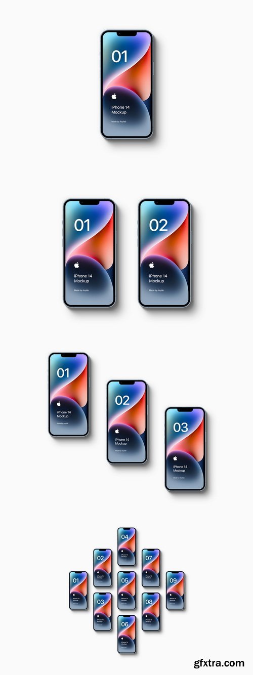 Asylab - iPhone 14 - 21 Mockups Scenes Asylab - iPhone 14 - 21 Mockups Scenes