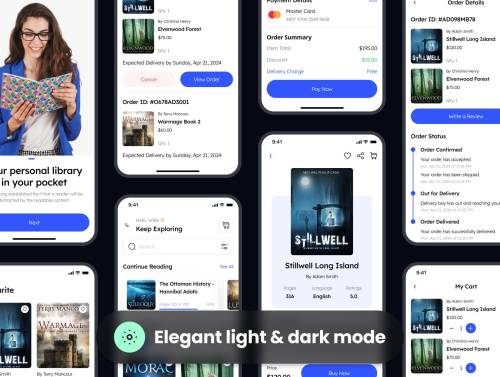 'EBook - Book Store App UI Kit'