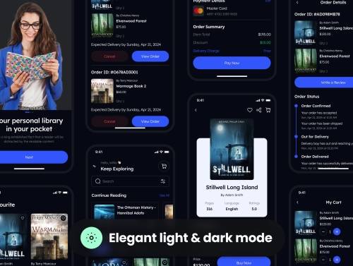 'EBook - Book Store App UI Kit'