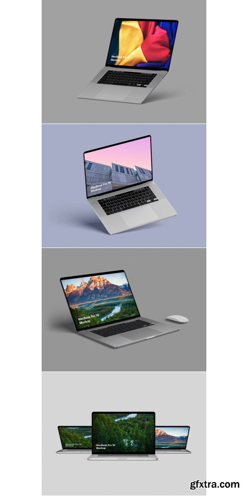 LS Graphics - MacBook Pro 16\'\' Mockups